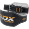 RDX 6 INCH BLACK LEATHER WEIGHT LIFTING BELT